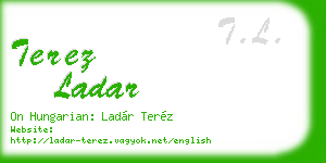 terez ladar business card